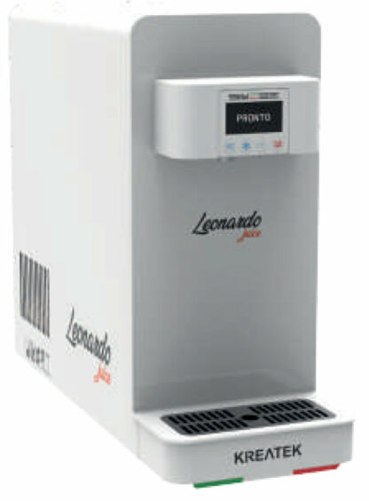 Dispenser di acqua fredda e gasata  + succo di frutta freddo modello "Leonardo Juice"