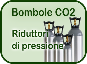 Bombole CO2 e riduttori di pressione