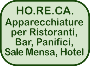 Apparecchiature per la Ristorazione. Erogatori di Acqua e Bevande per Bar, Panifici, Sale Mensa, Hotel. - Ho.Re.Ca.